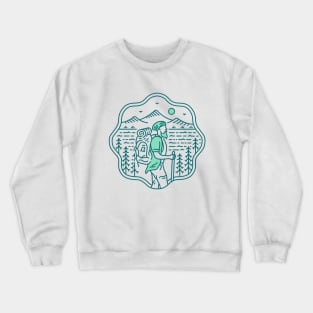 Nature Adventure Backpacker 2 Crewneck Sweatshirt